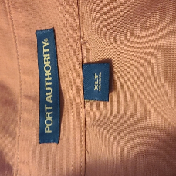 Port Authority Men's Button Up Dress Shirt, Pink, XLT - Picture 2 of 5